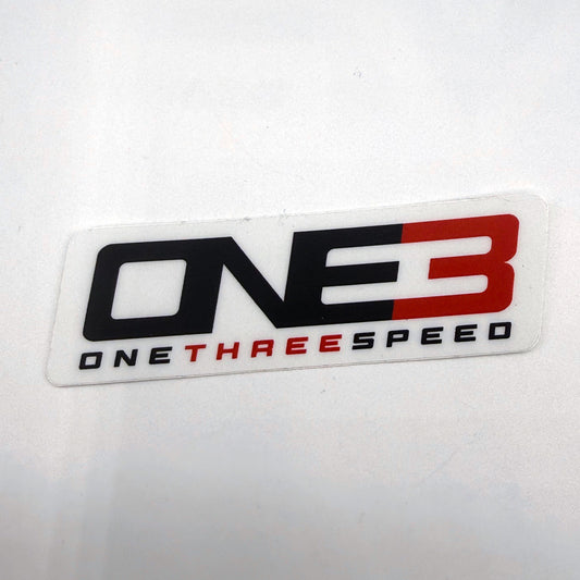 ONE3 Speed Rig Sticker