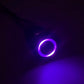 16MM Latching Button LED Backlit Purple