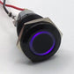 16MM Latching Button LED Backlit Purple