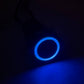 16MM Momentary Button LED Backlit Blue