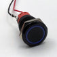 16MM Momentary Button LED Backlit Blue