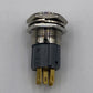 16MM Momentary POWER Button LED Backlit Purple