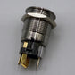 19MM Latching POWER Button LED Backlit White