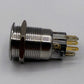 19MM Latching POWER Button LED Backlit White