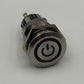 19MM Latching POWER Button LED Backlit White